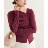 【natural couture】アシメボタンプルオーバー | NICE CLAUP / OLIVE des OLIVE　OUTLET | 詳細画像18 