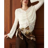 【natural couture】フロントタックデザインレースカーディガ… | NICE CLAUP / OLIVE des OLIVE　OUTLET | 詳細画像3 