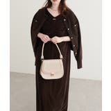 【natural couture】フロントギャザーベロア5分袖ワンピース | NICE CLAUP / OLIVE des OLIVE OUTLET | 詳細画像22