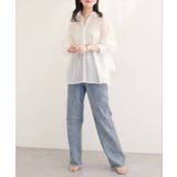 【natural couture】【sherbet line】バックフリルシアー… | NICE CLAUP / OLIVE des OLIVE　OUTLET | 詳細画像4 