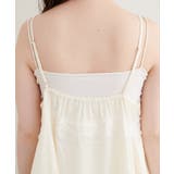 【natural couture】ランダムヘムサテンレースキャミ | NICE CLAUP / OLIVE des OLIVE　OUTLET | 詳細画像10 