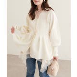 【natural couture】ランダムヘムサテンレースキャミ | NICE CLAUP / OLIVE des OLIVE　OUTLET | 詳細画像13 