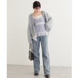 【natural couture】ランダムヘムサテンレースキャミ | NICE CLAUP / OLIVE des OLIVE　OUTLET | 詳細画像14 