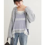 【natural couture】ランダムヘムサテンレースキャミ | NICE CLAUP / OLIVE des OLIVE　OUTLET | 詳細画像17 