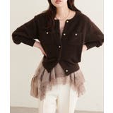 【natural couture】ランダムヘムサテンレースキャミ | NICE CLAUP / OLIVE des OLIVE　OUTLET | 詳細画像21 