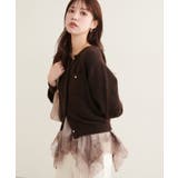 【natural couture】ランダムヘムサテンレースキャミ | NICE CLAUP / OLIVE des OLIVE　OUTLET | 詳細画像22 