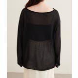 【natural couture】透かし編みボートネックプルオーバー | NICE CLAUP / OLIVE des OLIVE　OUTLET | 詳細画像8 