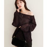 【natural couture】透かし編みボートネックプルオーバー | NICE CLAUP / OLIVE des OLIVE　OUTLET | 詳細画像22 