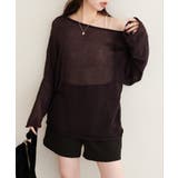 【natural couture】透かし編みボートネックプルオーバー | NICE CLAUP / OLIVE des OLIVE　OUTLET | 詳細画像23 