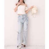 【one after another】ツイードオフショルブラウス | NICE CLAUP / OLIVE des OLIVE OUTLET | 詳細画像7
