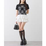 【one after another】ボレロsetチェックキャミニット | NICE CLAUP / OLIVE des OLIVE OUTLET | 詳細画像3