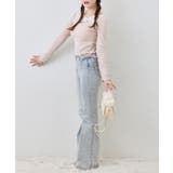 【one after another】バックル付きテレコトップス | NICE CLAUP / OLIVE des OLIVE　OUTLET | 詳細画像14 