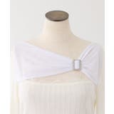 【one after another】バックル付きテレコトップス | NICE CLAUP / OLIVE des OLIVE　OUTLET | 詳細画像20 