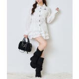 【one after another】【セットアップ可能】フロントギャザーシャツ | NICE CLAUP / OLIVE des OLIVE OUTLET | 詳細画像3