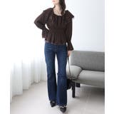 【one after another】ラッフルシャーリングブラウス | NICE CLAUP / OLIVE des OLIVE OUTLET | 詳細画像8