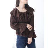 【one after another】ラッフルシャーリングブラウス | NICE CLAUP / OLIVE des OLIVE OUTLET | 詳細画像12