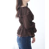 【one after another】ラッフルシャーリングブラウス | NICE CLAUP / OLIVE des OLIVE OUTLET | 詳細画像13