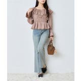 【one after another】ラッフルシャーリングブラウス | NICE CLAUP / OLIVE des OLIVE OUTLET | 詳細画像25