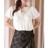 【one after another】前後2way袖フェザー半袖ニット | NICE CLAUP / OLIVE des OLIVE OUTLET | 詳細画像6