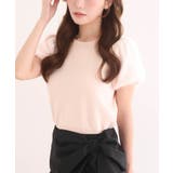 ピンク | 【one after another】前後2way袖フェザー半袖ニット | NICE CLAUP / OLIVE des OLIVE OUTLET