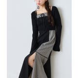 【one after another】【SMサイズ展開】アンサンブル配色チェック… | NICE CLAUP / OLIVE des OLIVE OUTLET | 詳細画像4