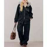 【セットアップ対応】ラメ裏起毛リラックスパンツ | NICE CLAUP / OLIVE des OLIVE OUTLET | 詳細画像7