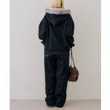【セットアップ対応】ラメ裏起毛リラックスパンツ | NICE CLAUP / OLIVE des OLIVE OUTLET | 詳細画像9