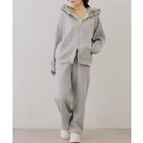 【セットアップ対応】ラメ裏起毛リラックスパンツ | NICE CLAUP / OLIVE des OLIVE OUTLET | 詳細画像16