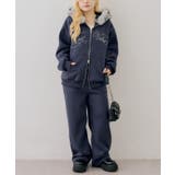 【セットアップ対応】ラメ裏起毛リラックスパンツ | NICE CLAUP / OLIVE des OLIVE OUTLET | 詳細画像25