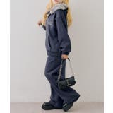 【セットアップ対応】ラメ裏起毛リラックスパンツ | NICE CLAUP / OLIVE des OLIVE OUTLET | 詳細画像26