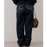 【セットアップ対応】ラメ裏起毛リラックスパンツ | NICE CLAUP / OLIVE des OLIVE OUTLET | 詳細画像4