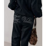 【セットアップ対応】ラメ裏起毛リラックスパンツ | NICE CLAUP / OLIVE des OLIVE OUTLET | 詳細画像5