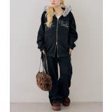 【セットアップ対応】ラメ裏起毛リラックスパンツ | NICE CLAUP / OLIVE des OLIVE OUTLET | 詳細画像6