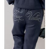 ネイビー | 【セットアップ対応】ラメ裏起毛リラックスパンツ | NICE CLAUP / OLIVE des OLIVE OUTLET