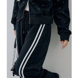 ラメ裏毛ライン入りパンツ | NICE CLAUP / OLIVE des OLIVE OUTLET | 詳細画像1