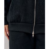 【セットアップ対応】ララメ裏起毛ファー付ジップパーカー | NICE CLAUP / OLIVE des OLIVE　OUTLET | 詳細画像52 