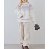 球心ラメニットプルオーバー | NICE CLAUP / OLIVE des OLIVE OUTLET | 詳細画像5