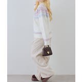 球心ラメニットプルオーバー | NICE CLAUP / OLIVE des OLIVE OUTLET | 詳細画像6