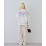 球心ラメニットプルオーバー | NICE CLAUP / OLIVE des OLIVE OUTLET | 詳細画像7