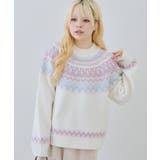 球心ラメニットプルオーバー | NICE CLAUP / OLIVE des OLIVE OUTLET | 詳細画像9