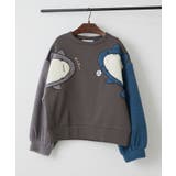柄3 | 裏起毛ひよっこりアニマルプルオーバー | NICE CLAUP / OLIVE des OLIVE　OUTLET