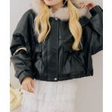 フードファーリボン付ブルゾン | NICE CLAUP / OLIVE des OLIVE OUTLET | 詳細画像10