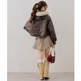 フードファーリボン付ブルゾン | NICE CLAUP / OLIVE des OLIVE OUTLET | 詳細画像8