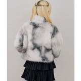配色ファーブルゾン | NICE CLAUP / OLIVE des OLIVE　OUTLET | 詳細画像4 