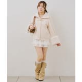 ビット付フェイクウールショートコート | NICE CLAUP / OLIVE des OLIVE OUTLET | 詳細画像2