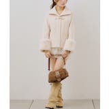 ビット付フェイクウールショートコート | NICE CLAUP / OLIVE des OLIVE OUTLET | 詳細画像3