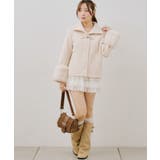 ビット付フェイクウールショートコート | NICE CLAUP / OLIVE des OLIVE OUTLET | 詳細画像4