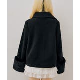 ビット付フェイクウールショートコート | NICE CLAUP / OLIVE des OLIVE OUTLET | 詳細画像13