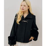 ビット付フェイクウールショートコート | NICE CLAUP / OLIVE des OLIVE OUTLET | 詳細画像24