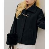 ビット付フェイクウールショートコート | NICE CLAUP / OLIVE des OLIVE OUTLET | 詳細画像29